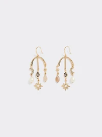 Boucles d'oreilles mystiques avec perles d'eau douce