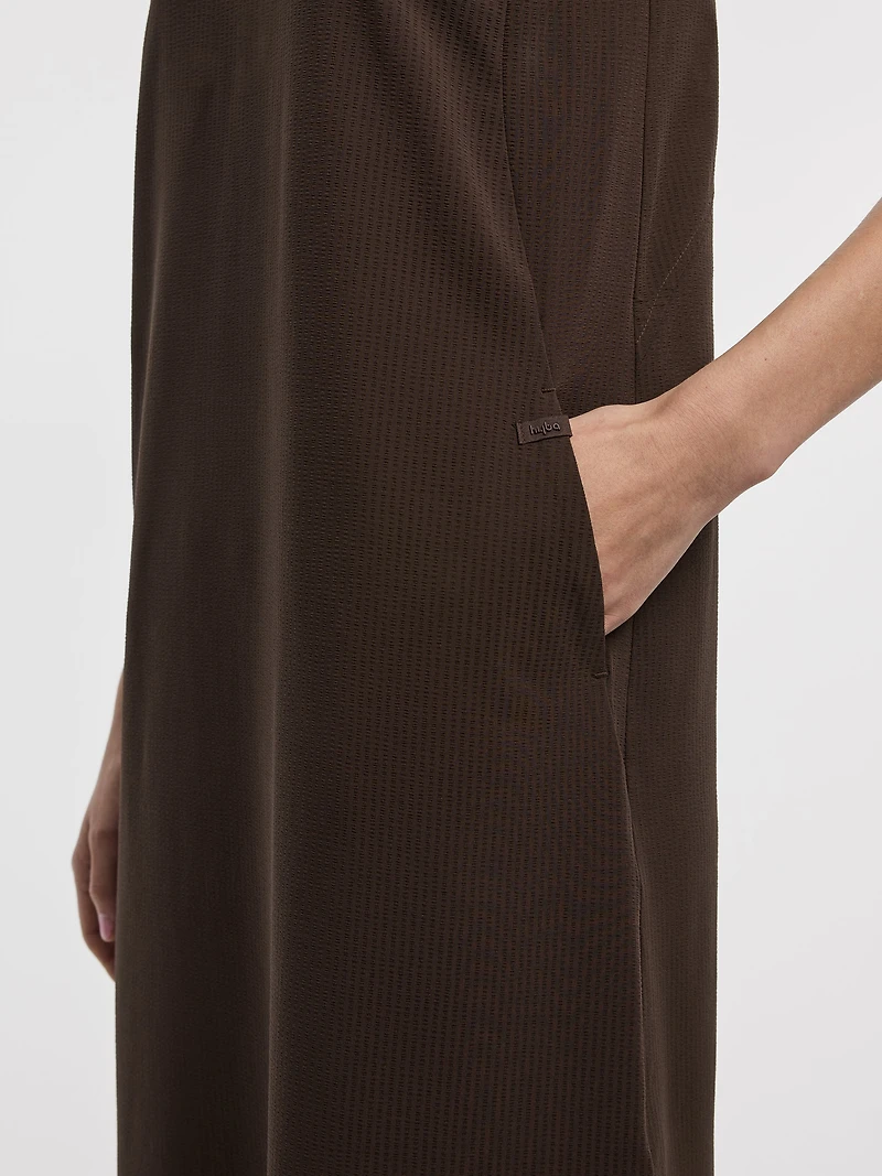Sleeveless Midi Jacquard Dress - Hyba