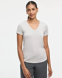 Short-Sleeve V-Neck Tee - R Essentials