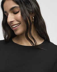 T-shirt à  manches courtes dolman et col bateau