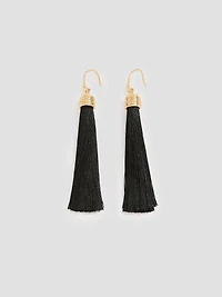Boucles d'oreilles avec pendentifs à frange