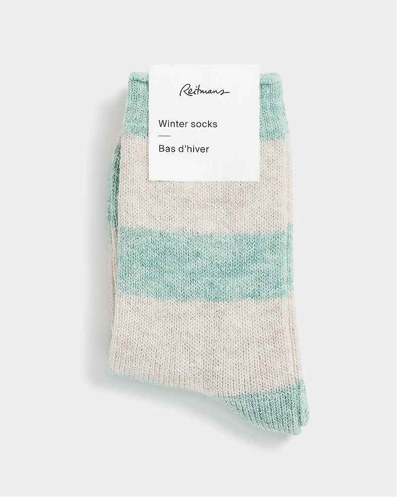 Super-Soft Striped Socks