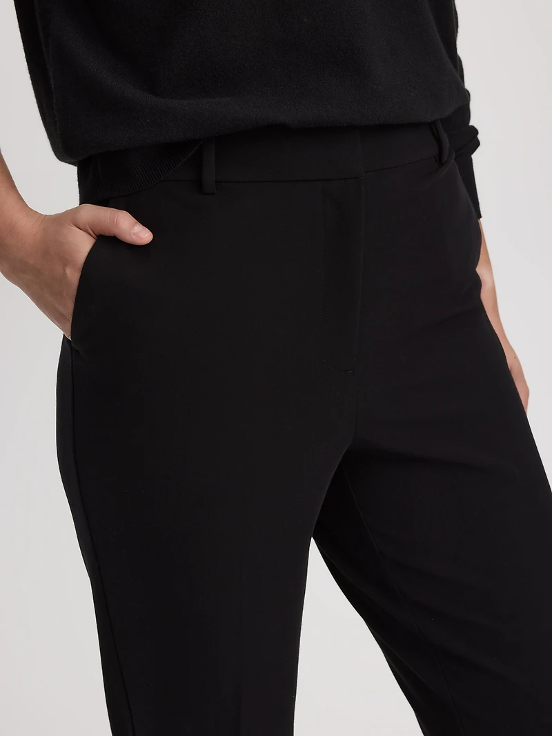 Pantalon longueur cheville à taille haute et jambe étroite - Coupe Courbes