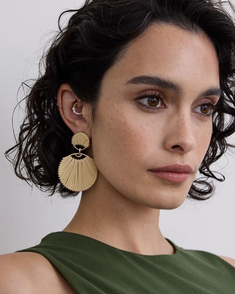 Raffia Pendants Earrings