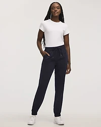 Pantalon jogger en sergé - Long