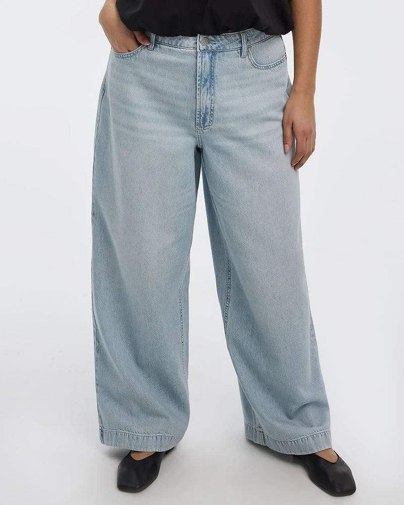 Wide-Leg High-Rise Jean - Curvy Fit