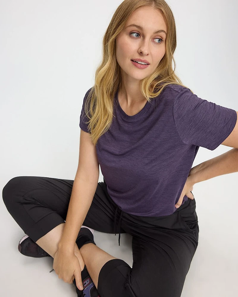 Short-Sleeve Crew-Neck Tee - DRY-LUX (R) Hyba Essentials