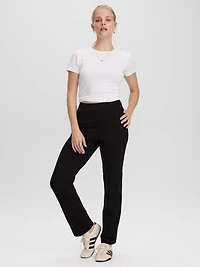 Straight-Leg High-Rise Pants - The Modern Stretch (R)