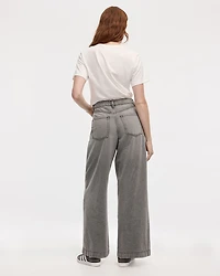 Wide-Leg High-Rise Jean