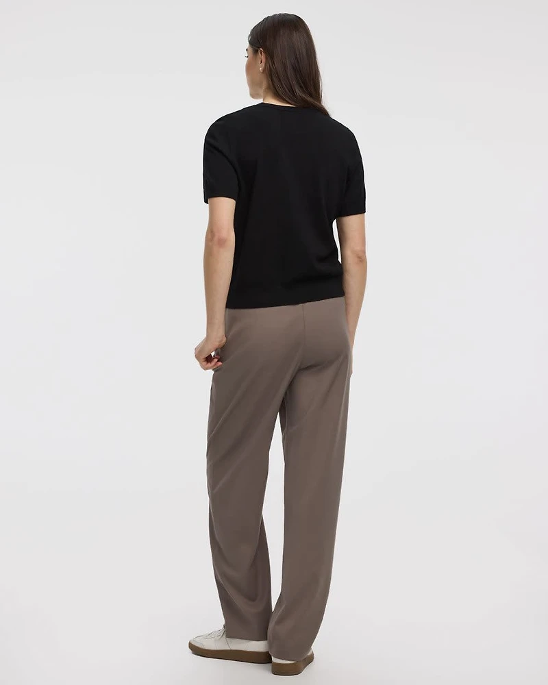 Crew-Neck Sweater Tee - R Essentials