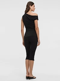 Shirred Off-the-Shoulder Top