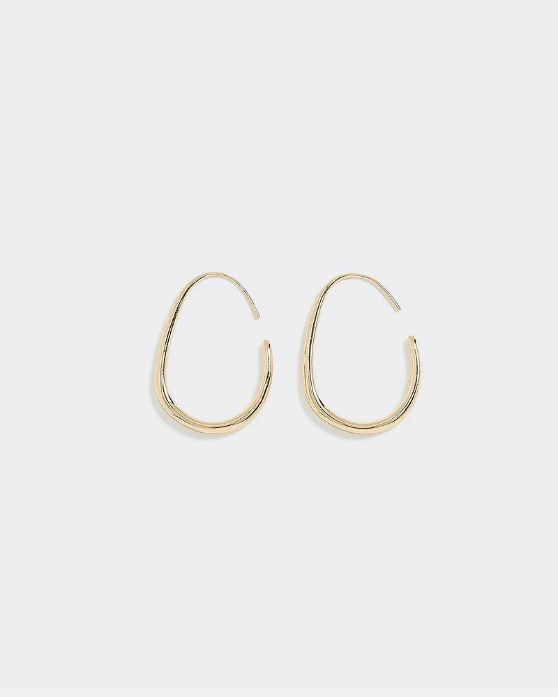Thick Elongated Hoops