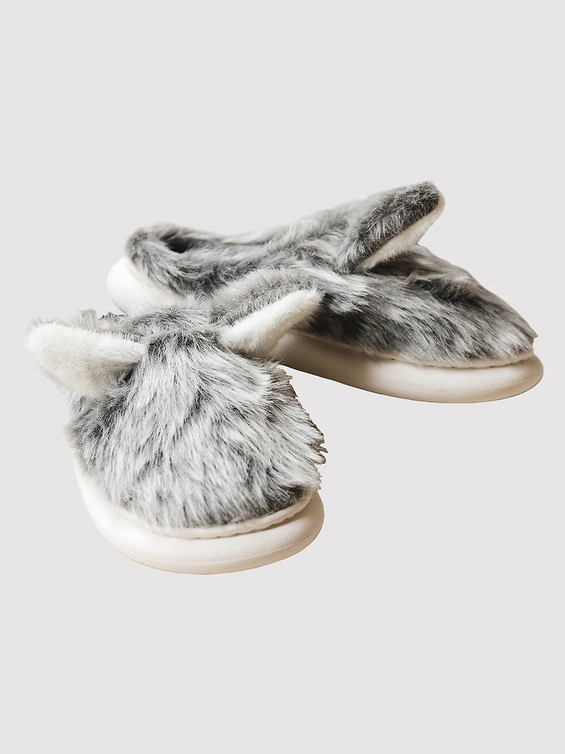 Wolf Slippers