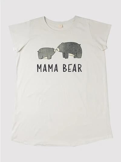 Mama Bear Ladies Nightshirt