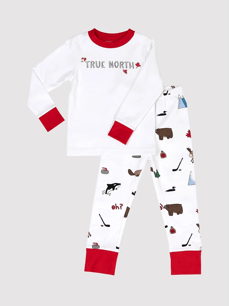 Canadiana Kids PJ Set