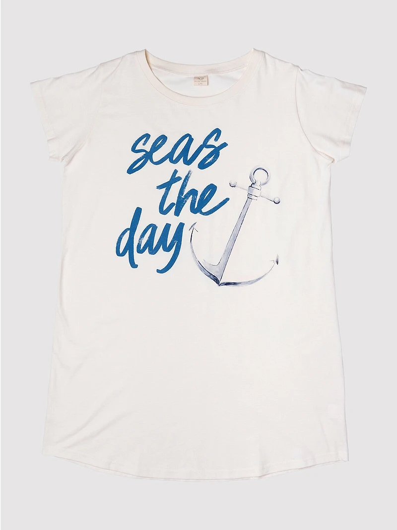 Seas The Day  Ladies Nightshirt