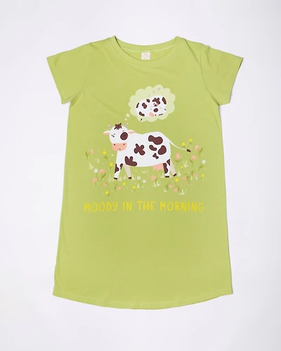 Moody The Morning Ladies Nightshirt
