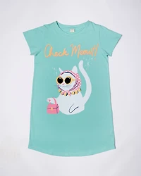 Check Meowt Ladies nightshirt