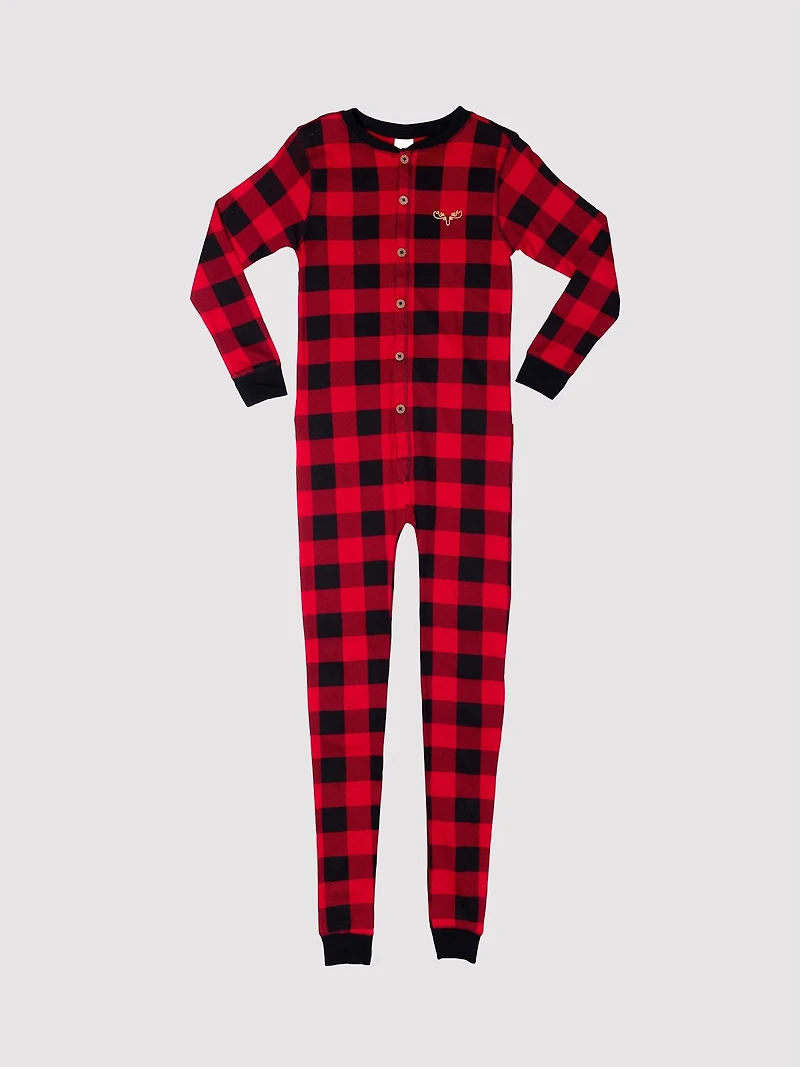 Buffalo Plaid Adult Onesie