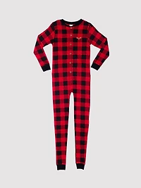 Buffalo Plaid Adult Onesie