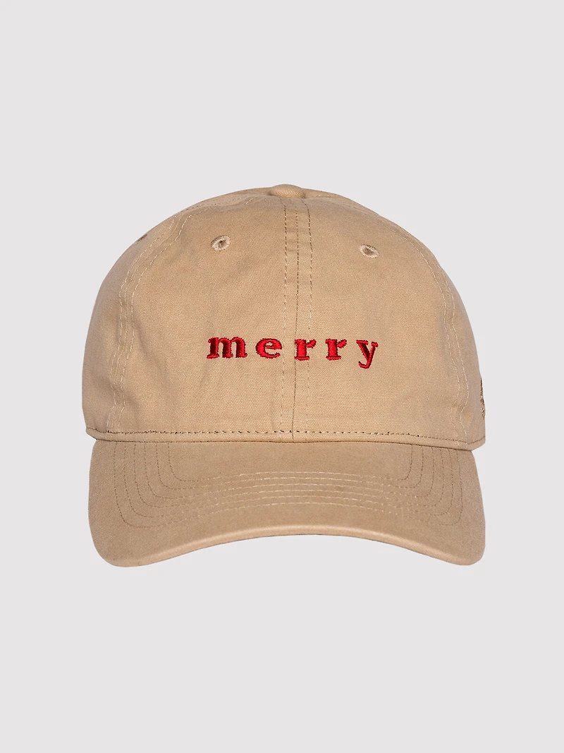 Merry Hat Dad Hat - Khaki