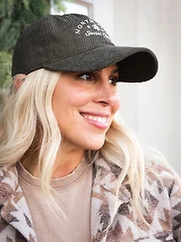 North Pole Social Club Corduroy Hat - Olive