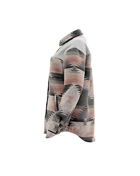 Ladies Aztec Jacket - Pink + Grey