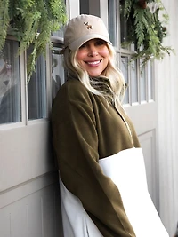 Reindeer Dad Hat - Khaki