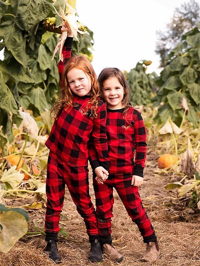 Buffalo Plaid Kids PJ Set