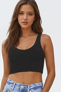 Ribbed Seamless Bralette