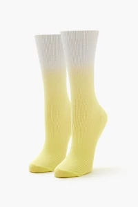 Gradient Wash Crew Socks