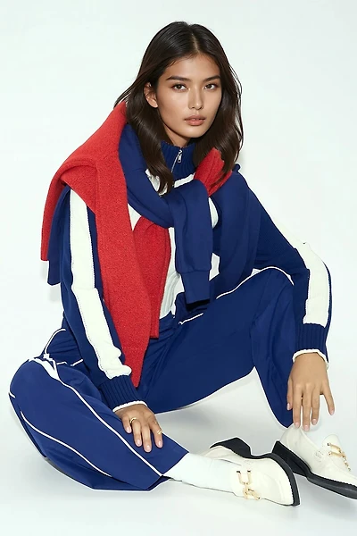 Ribbed Colorblock Sweater