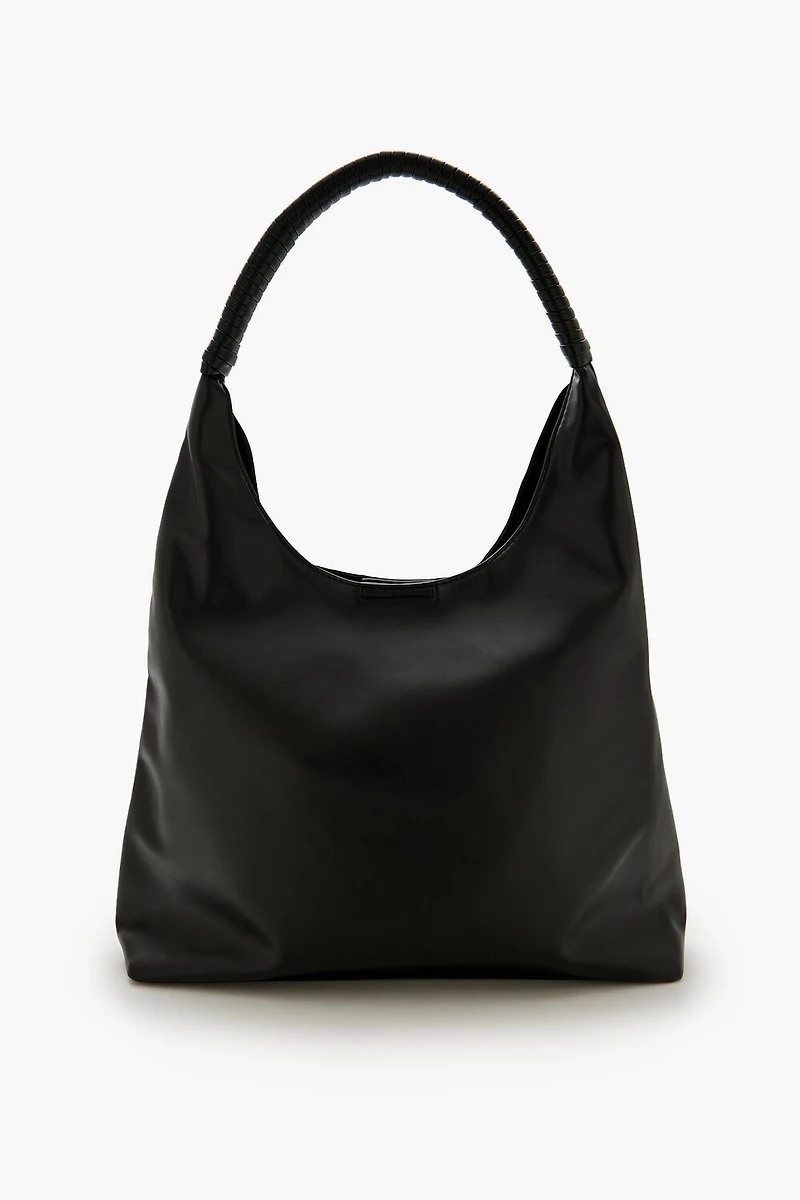Faux Leather Tote Bag