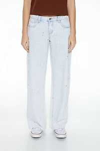 Low-Rise Baggy Wide-Leg Jeans