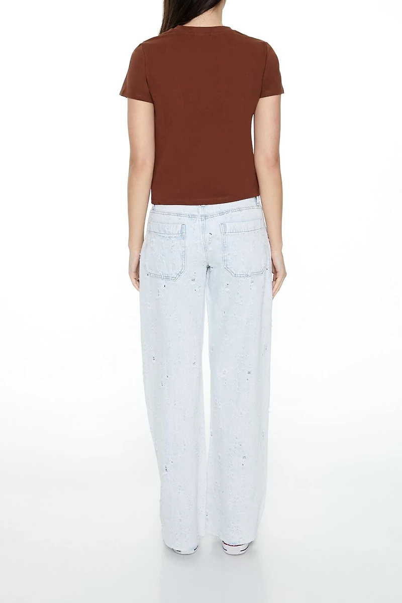 Low-Rise Baggy Wide-Leg Jeans