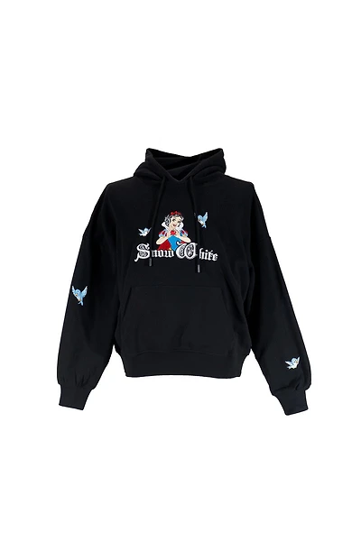 Snow White Embroidered Hoodie