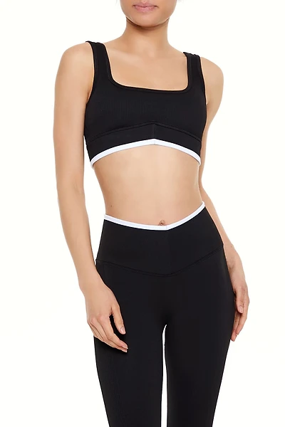 Seamless Two-Tone Sports Bra
