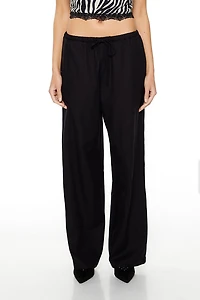 Drawstring Wide-Leg Pants
