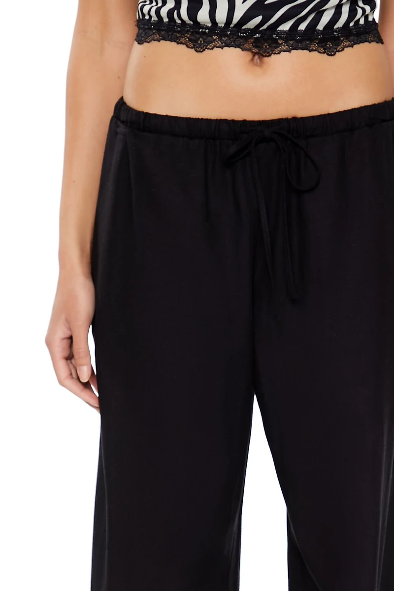 Drawstring Wide-Leg Pants