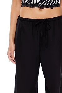 Drawstring Wide-Leg Pants