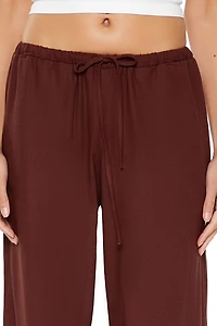 Drawstring Wide-Leg Pants