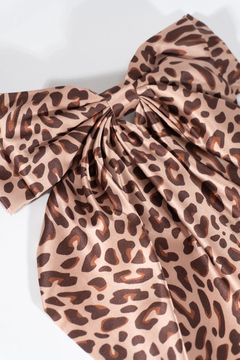 Printed Bow Hair Clip