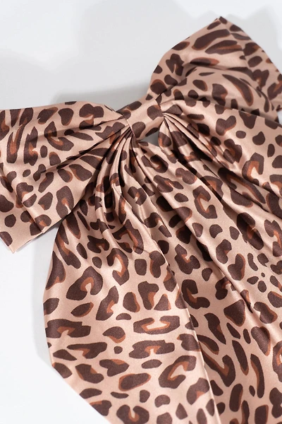 Printed Bow Hair Clip