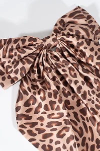 Printed Bow Hair Clip