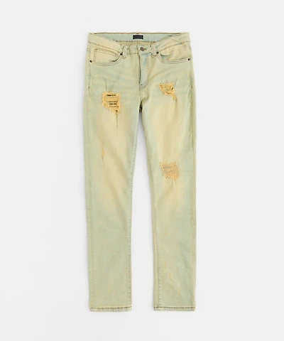 Skinny Rip and Repair Denim Pants