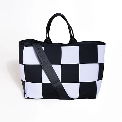 ICON TOTE BLACK and WHITE