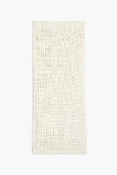 Sweater-Knit Midi Skirt