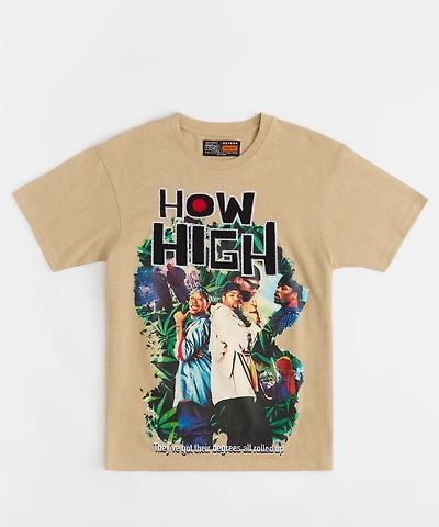 How High Degrees Embroidered Short Sleeve Tee - Black