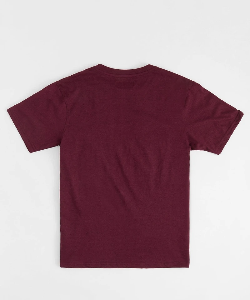 All We Trust Is Us Embroidered Short Sleeve Tee - Brown