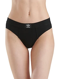 Two Pack of Smart Cotton Solid Bikini Briefs